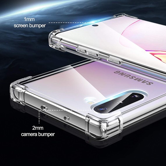 Samsung Galaxy Note 10 CaseUp Titan Crystal Şeffaf Kılıf 3